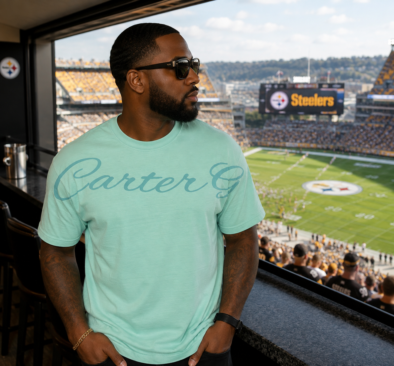 Carter G Coastal Script Tees
