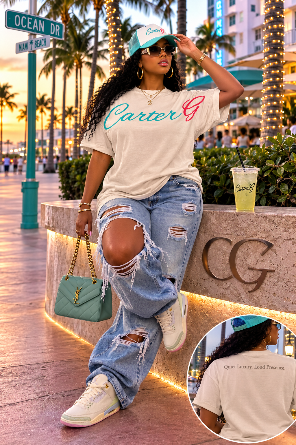 Carter G Coastal Script Tees