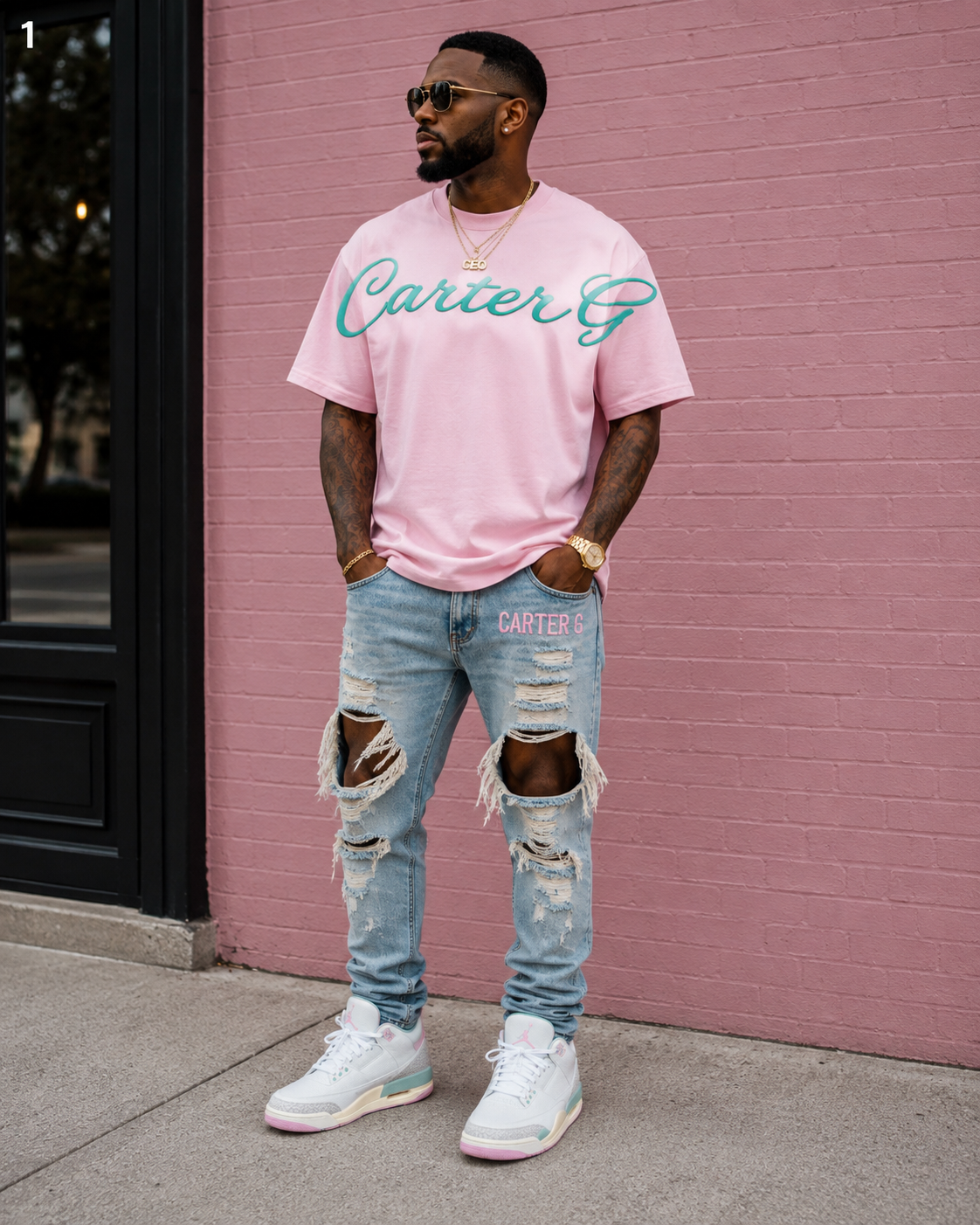 Carter G Coastal Script Tees